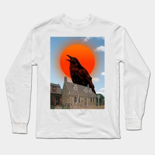 Poe House - Surreal/Collage Art Long Sleeve T-Shirt